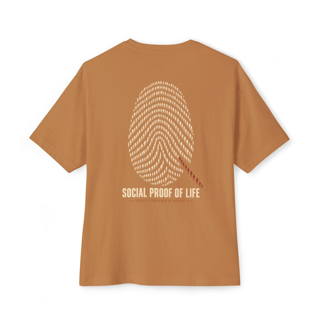 Social Proof Of Life Oversized Tee