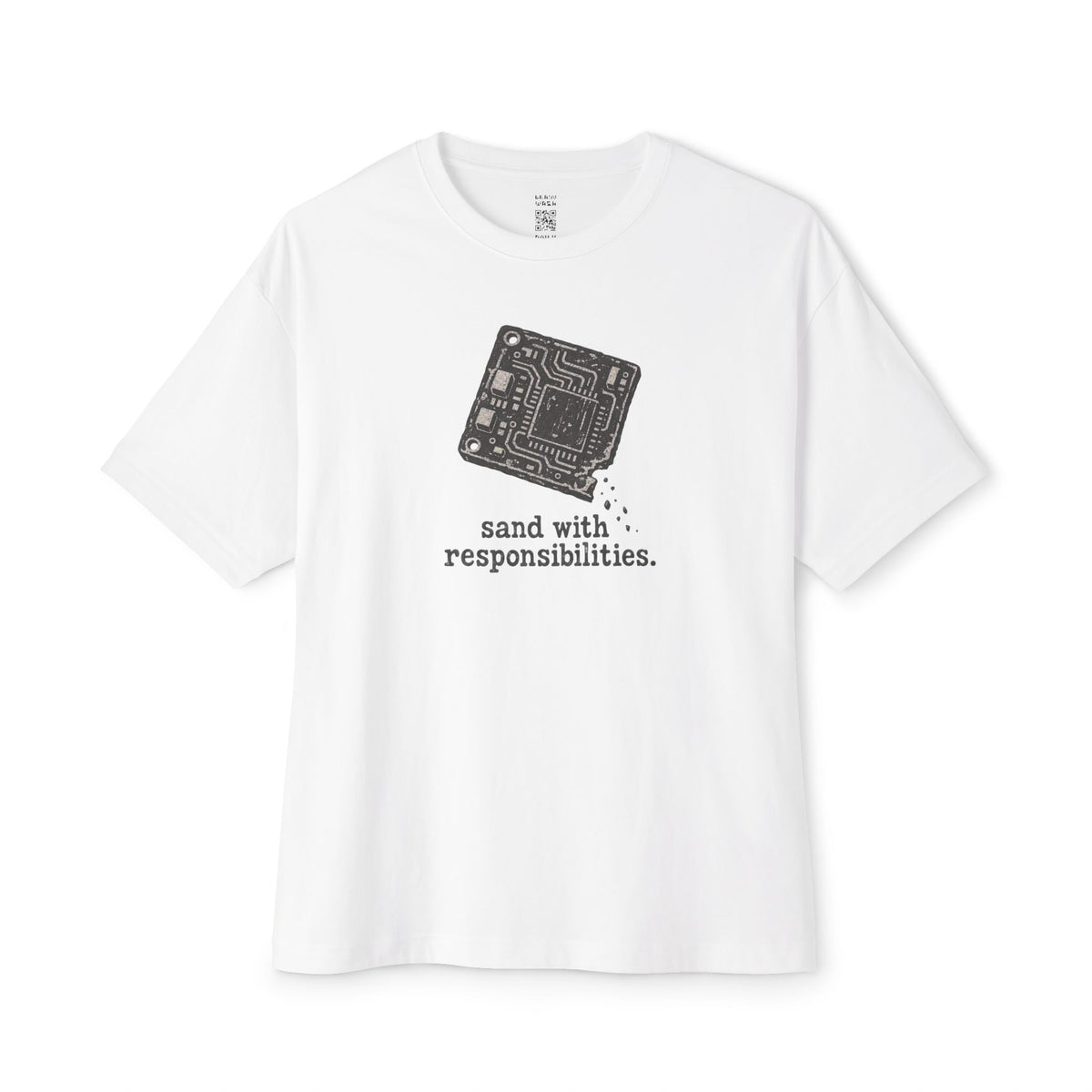 Sand With Responsibilities Oversized Tee