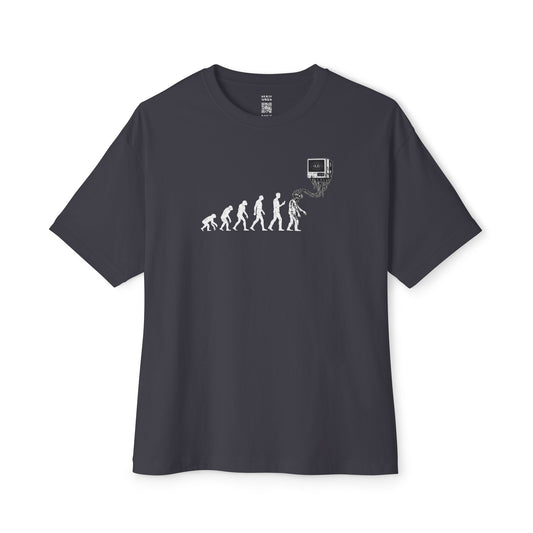 Evolution Of Man Oversized Tee