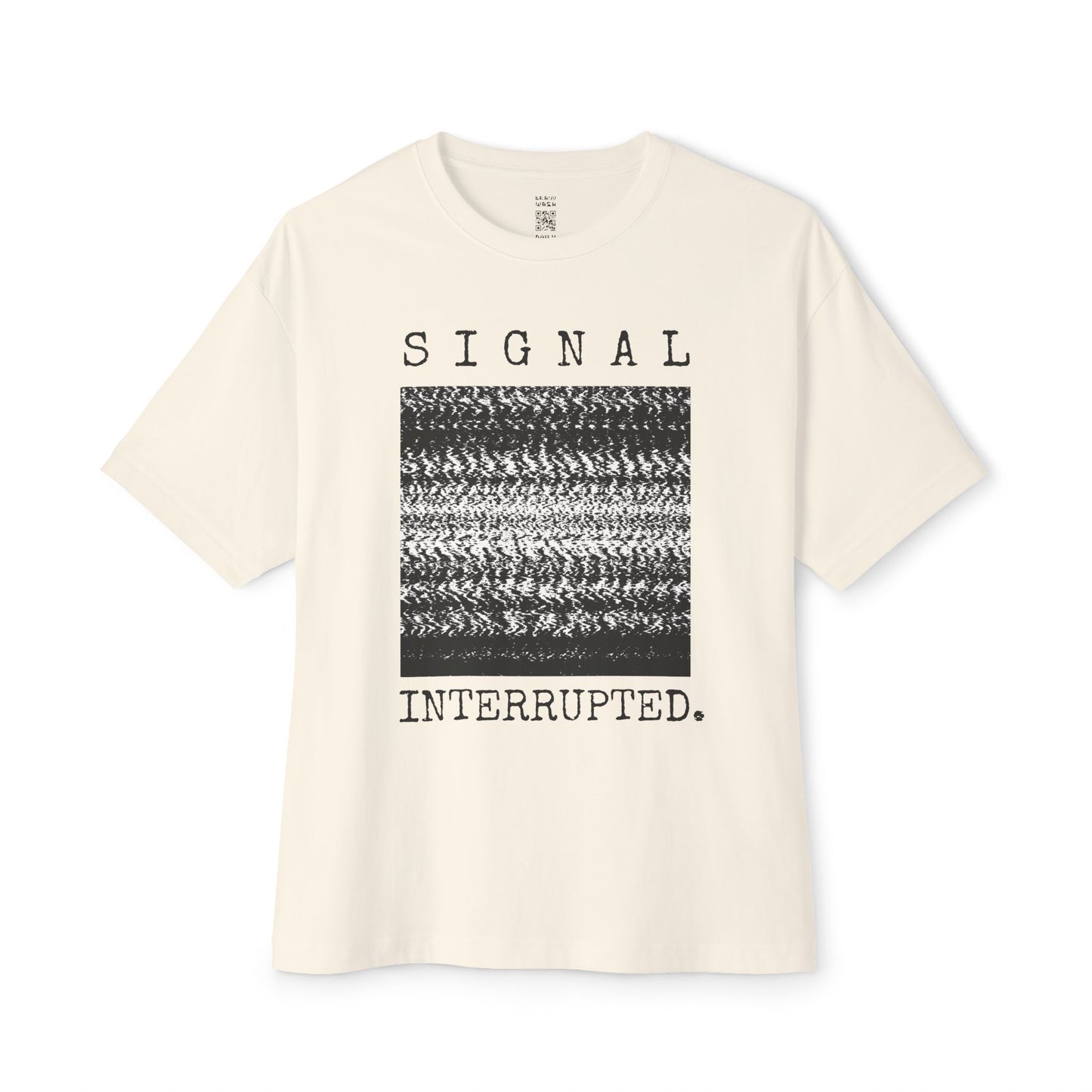 Signal Interrupted Oversized Tee