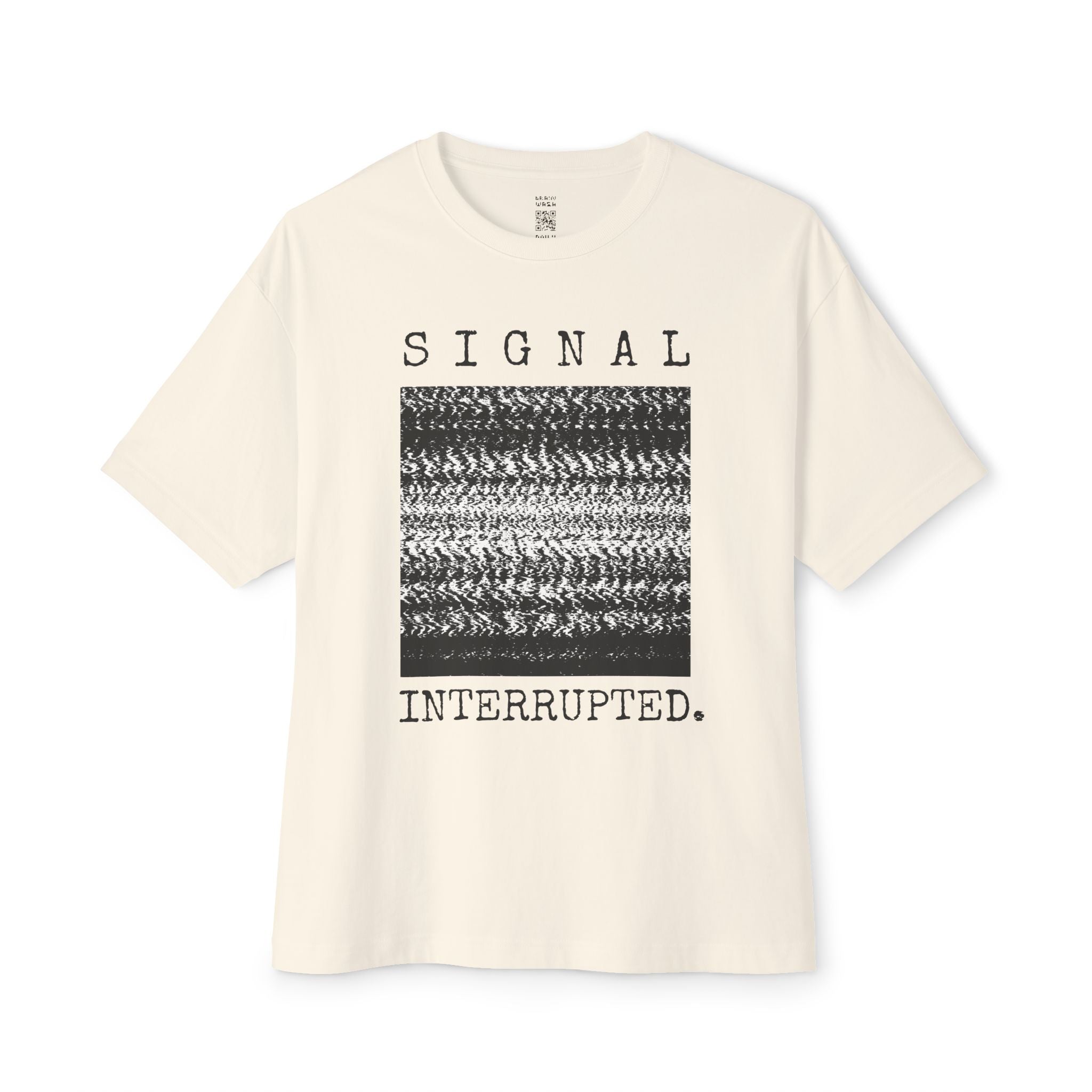 Signal Interrupted Oversized Tee