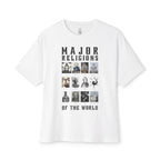 Major Religions Of The World Oversized Tee