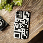 QR Print Tough Phone Case