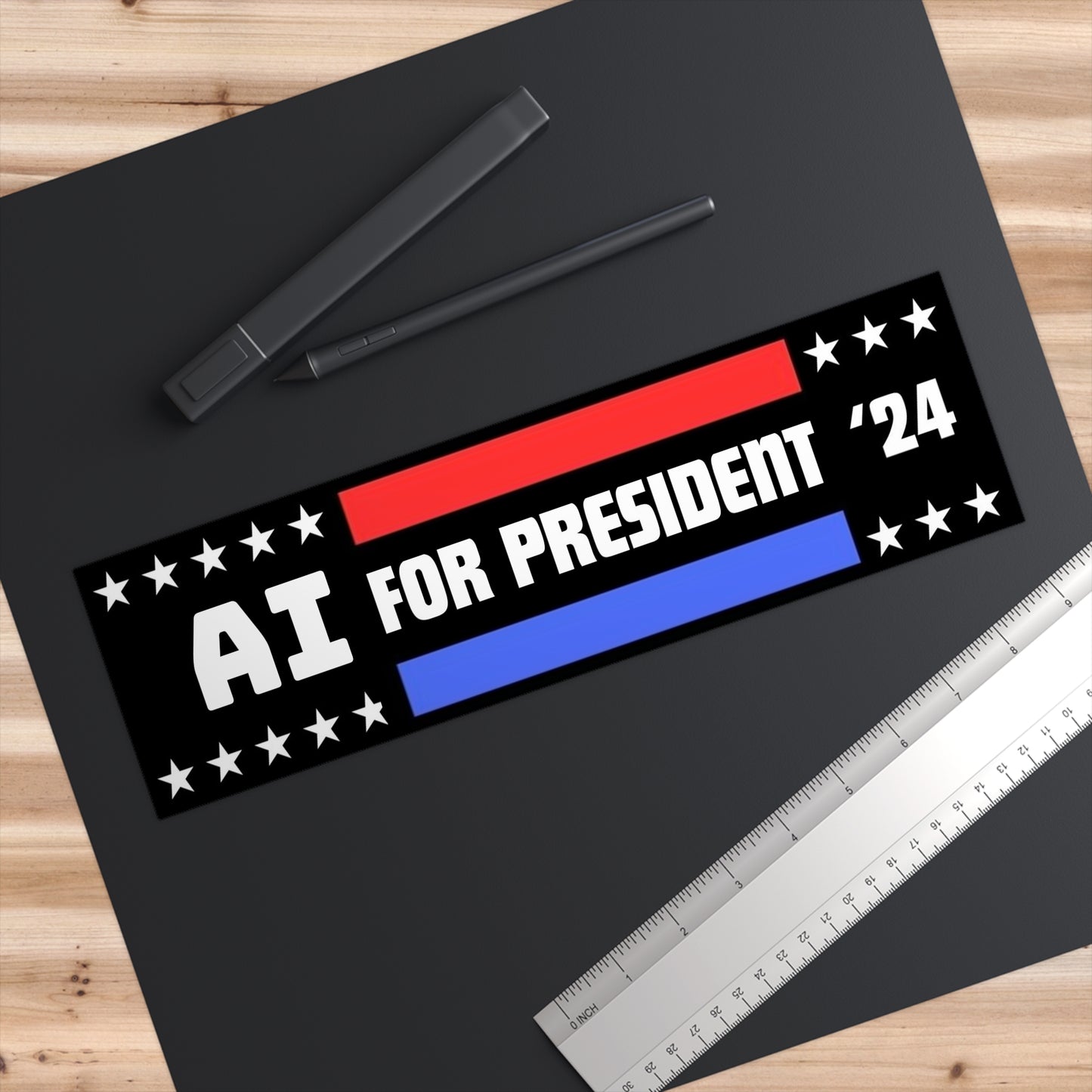 AI For President Bumper Sticker