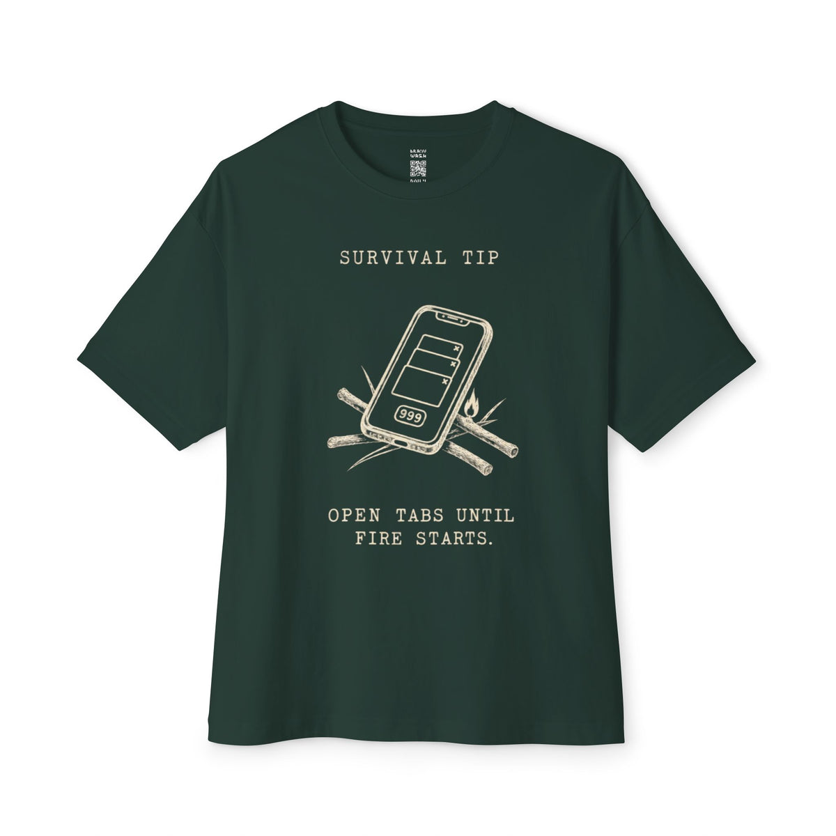 Survival Tip Oversized Tee