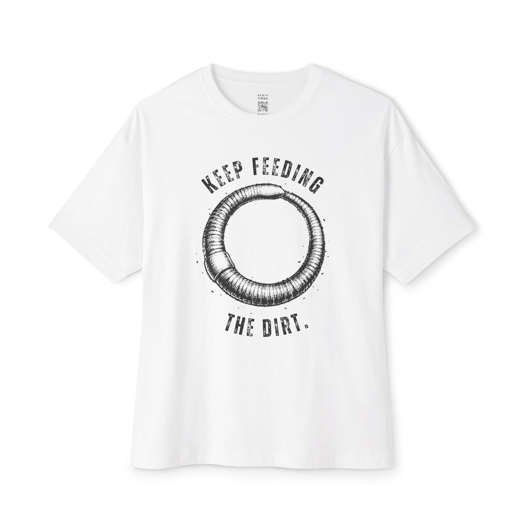 Keep Feeding The Dirt (Worm Ouroboros) Oversized Tee