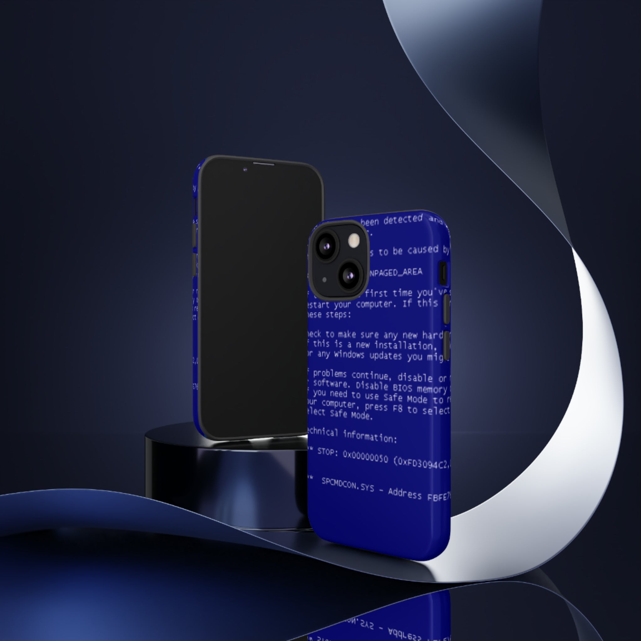 BSoD (Blue Screen of Death) Phone Case