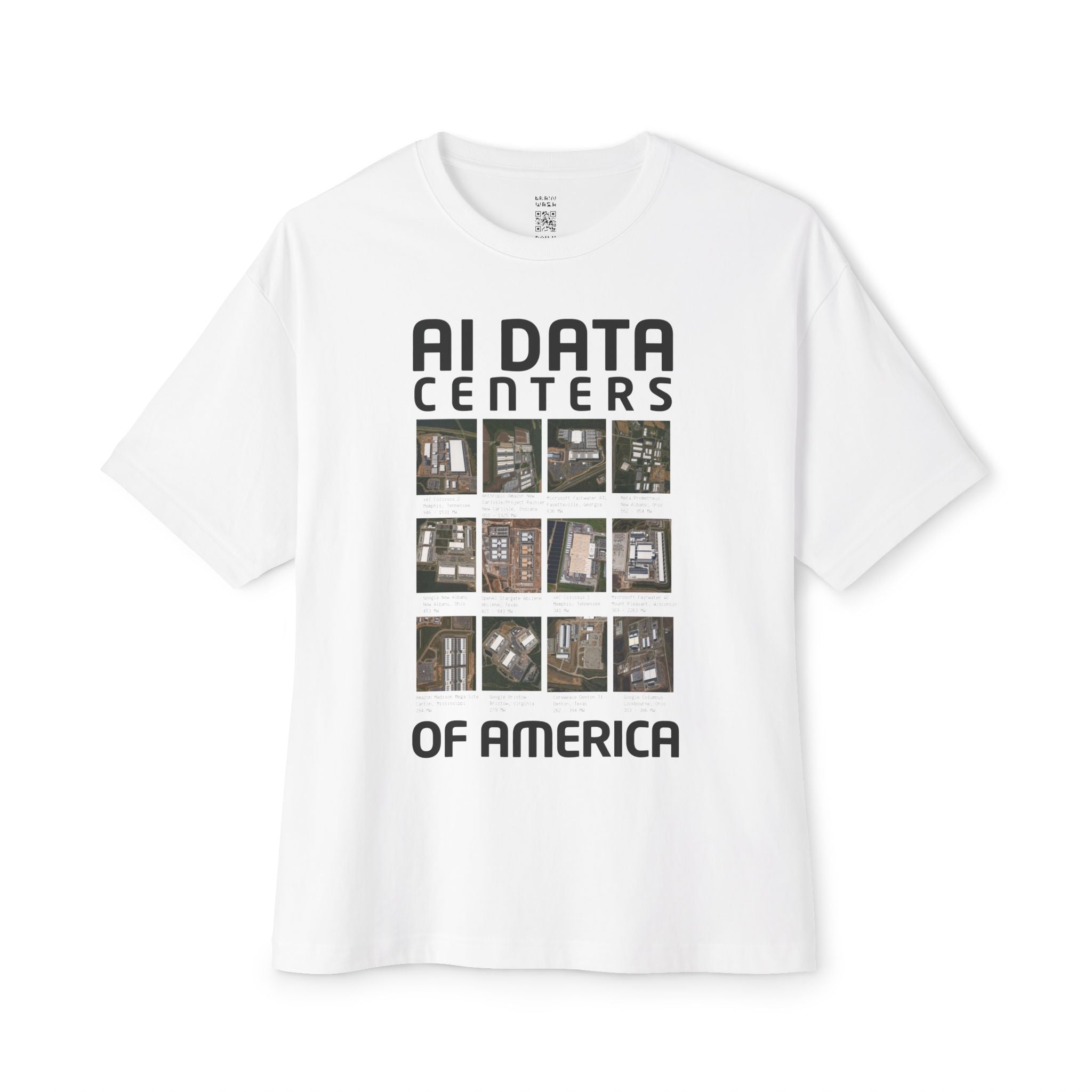 AI Data Centers Of America Oversized Tee