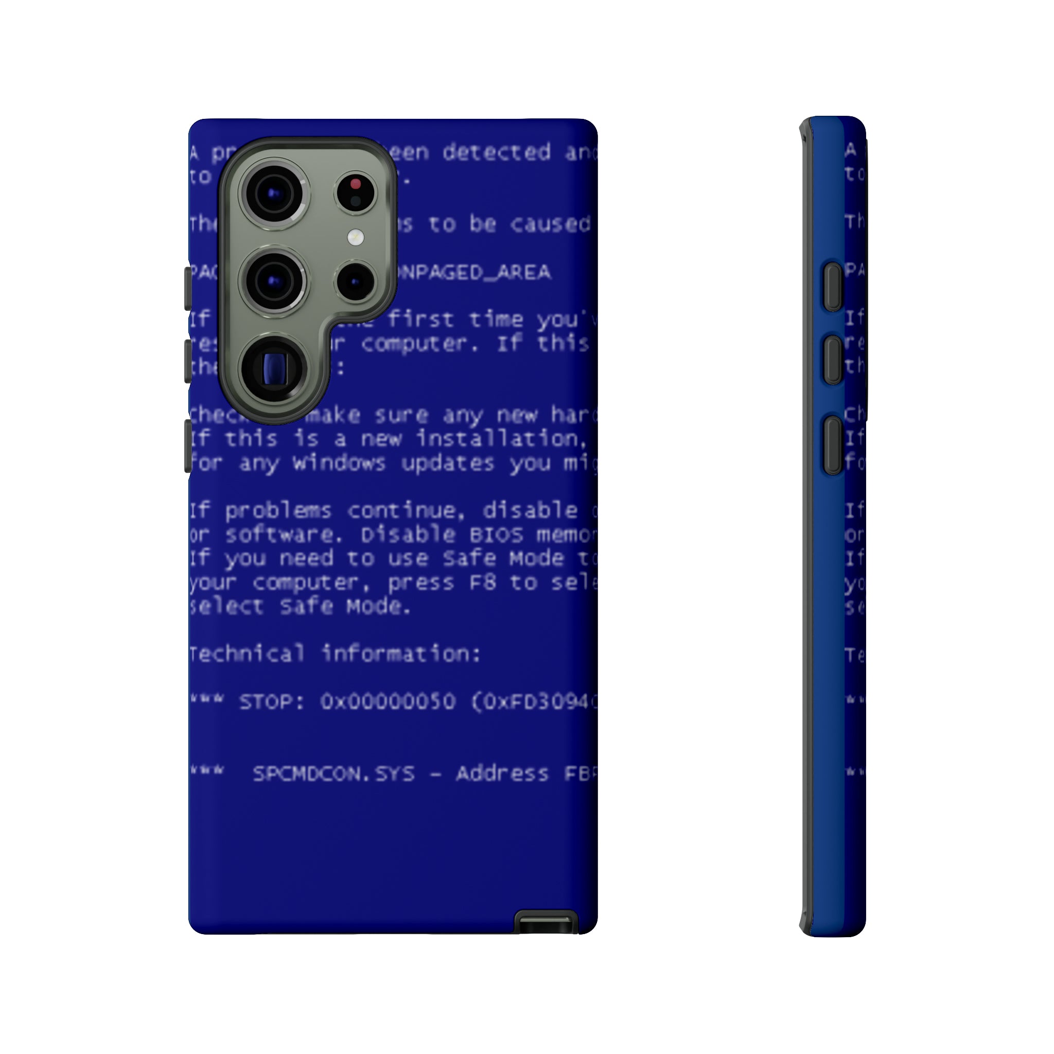 BSoD (Blue Screen of Death) Phone Case