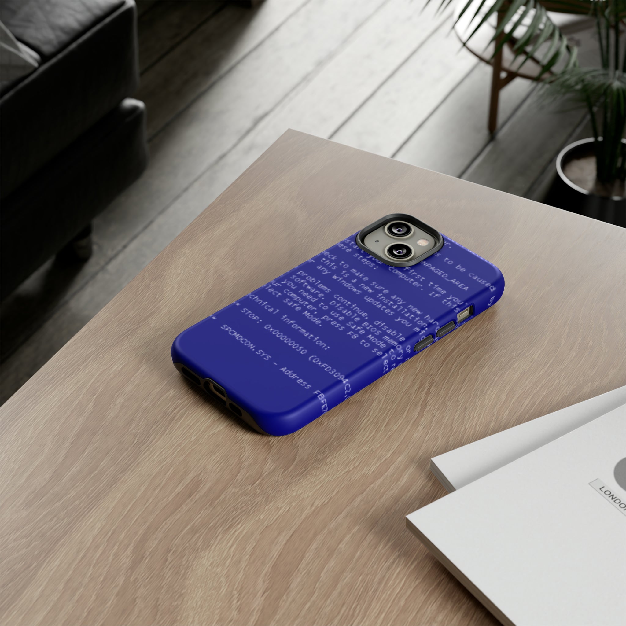 BSoD (Blue Screen of Death) Phone Case