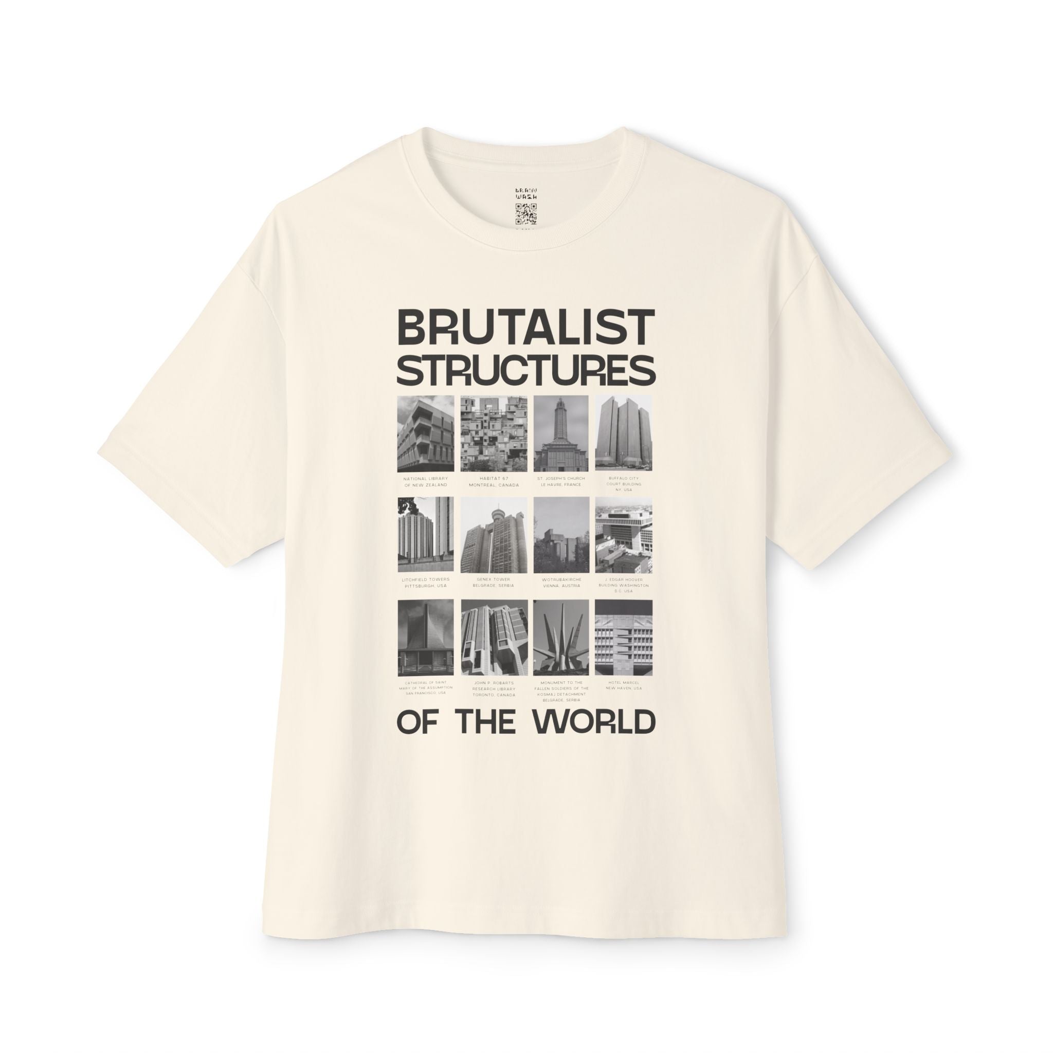 Brutalist Structures of the World Oversized Tee