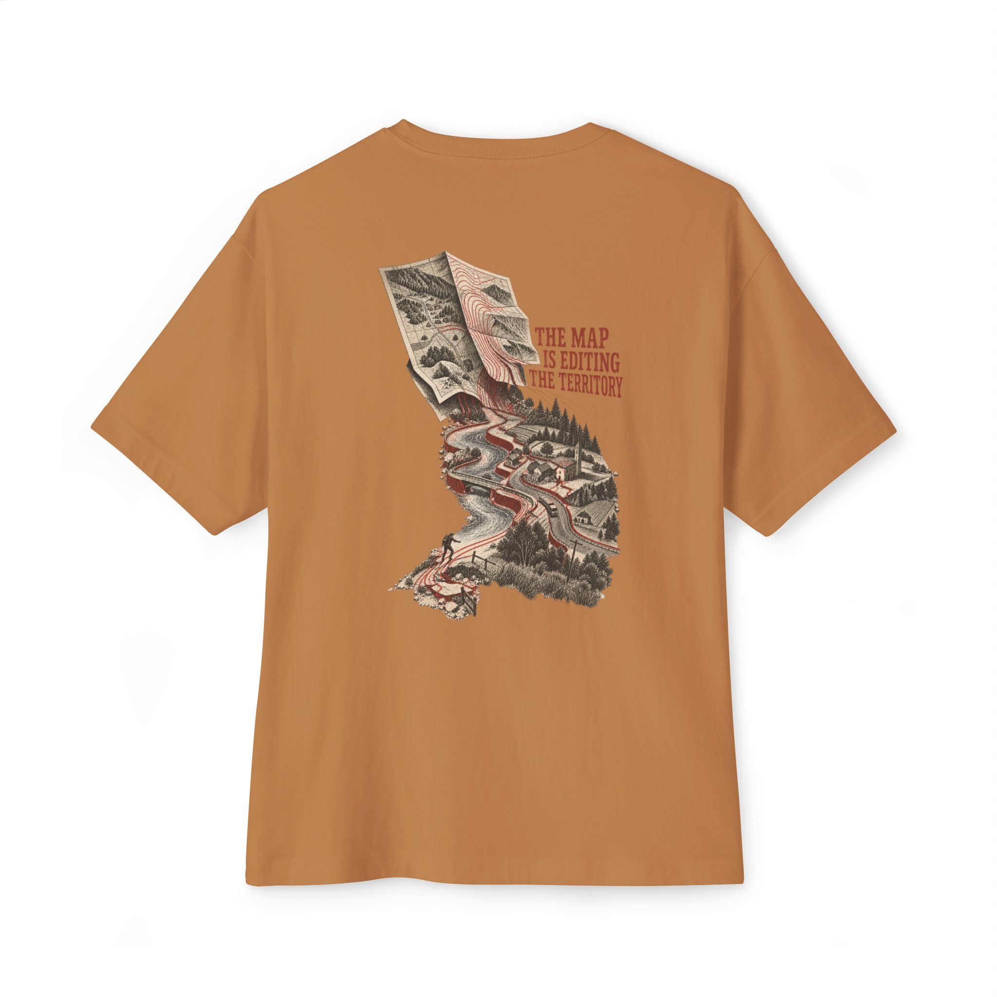 Map Editing Oversized Tee