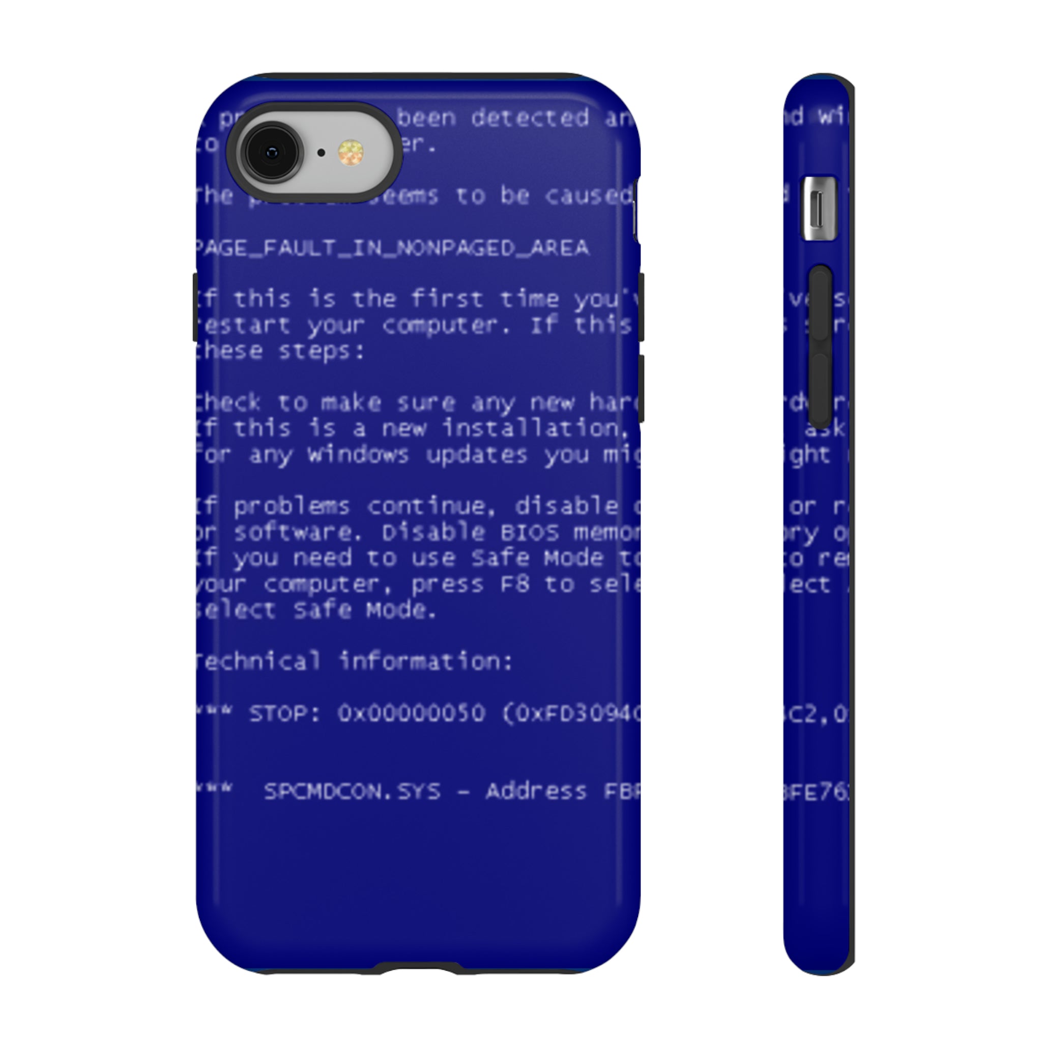 BSoD (Blue Screen of Death) Phone Case