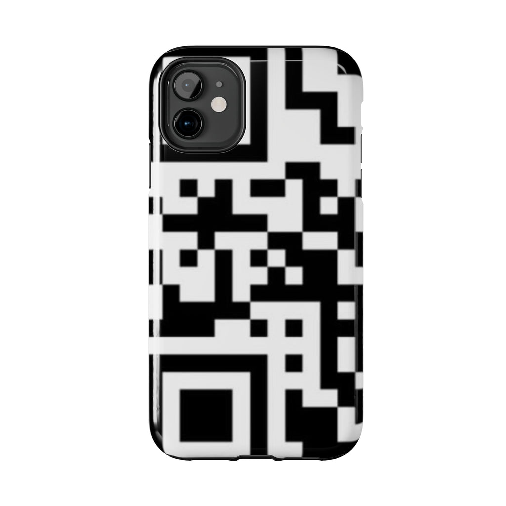 QR Print Tough Phone Case