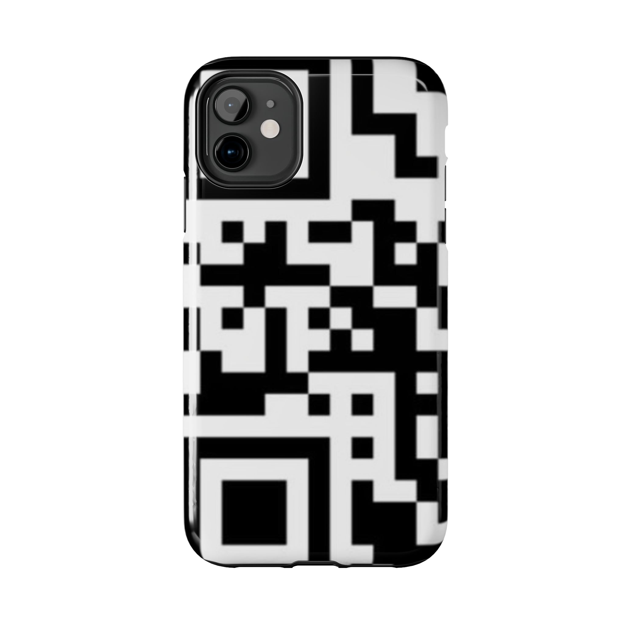 QR Print Tough Phone Case