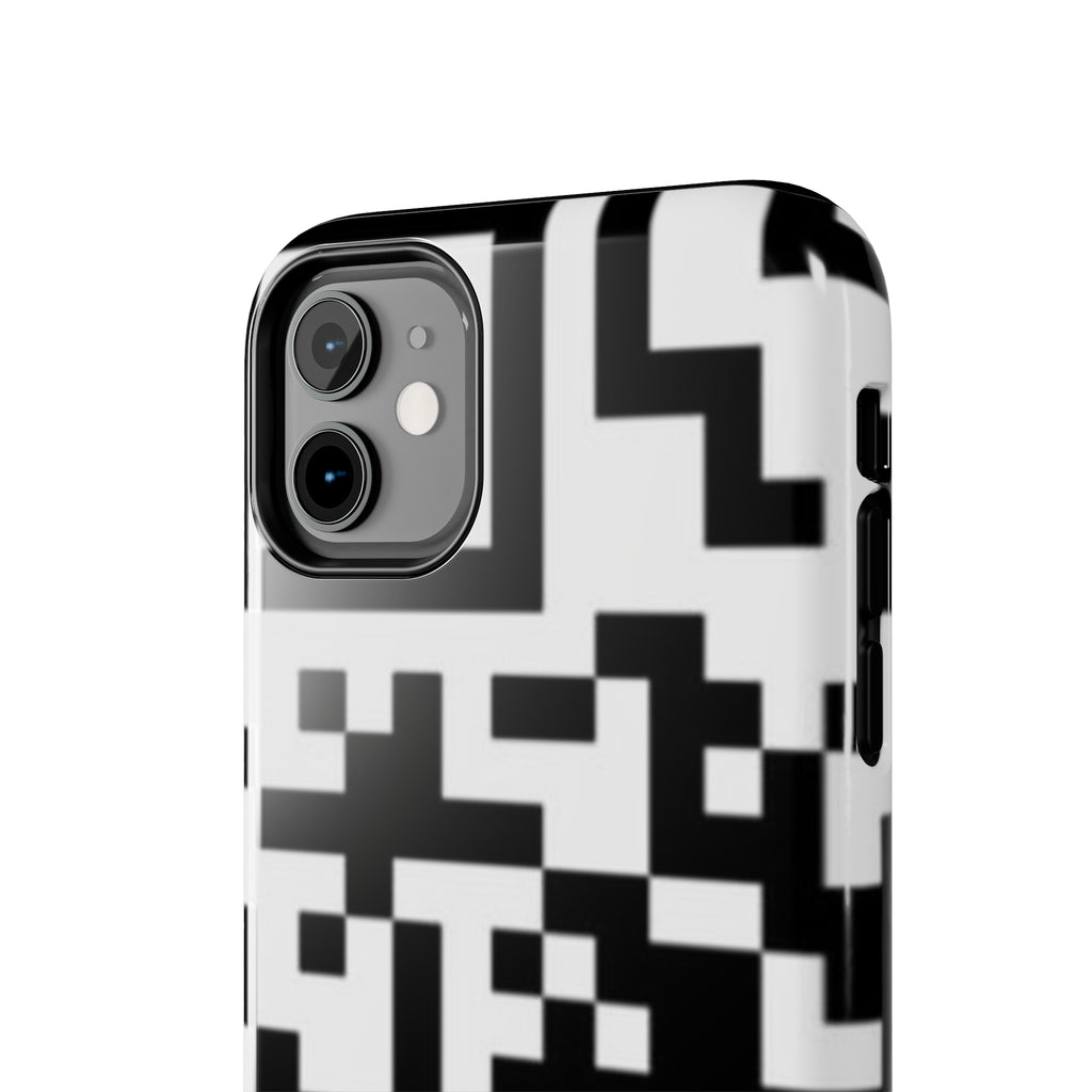QR Print Tough Phone Case