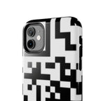 QR Print Tough Phone Case