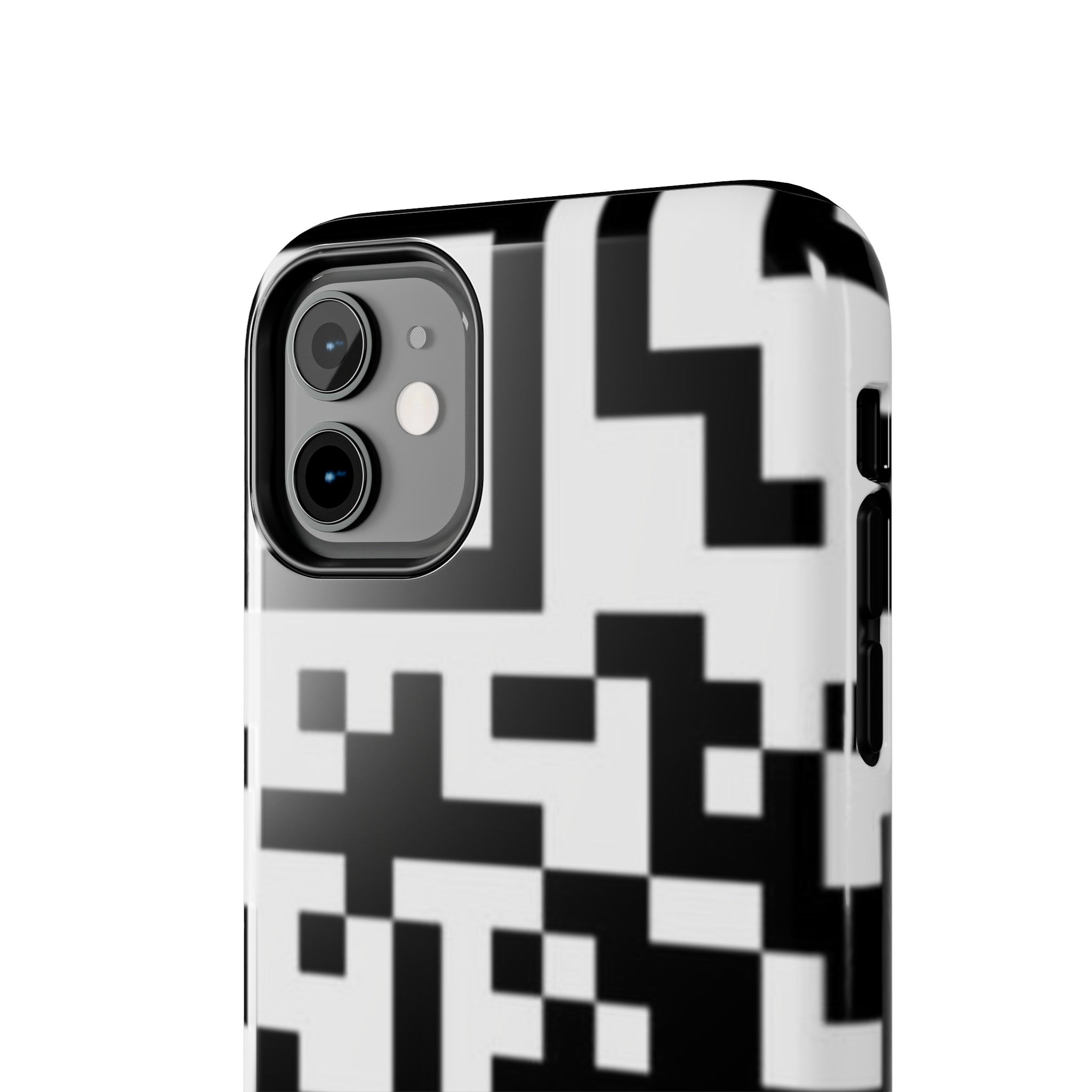 QR Print Tough Phone Case