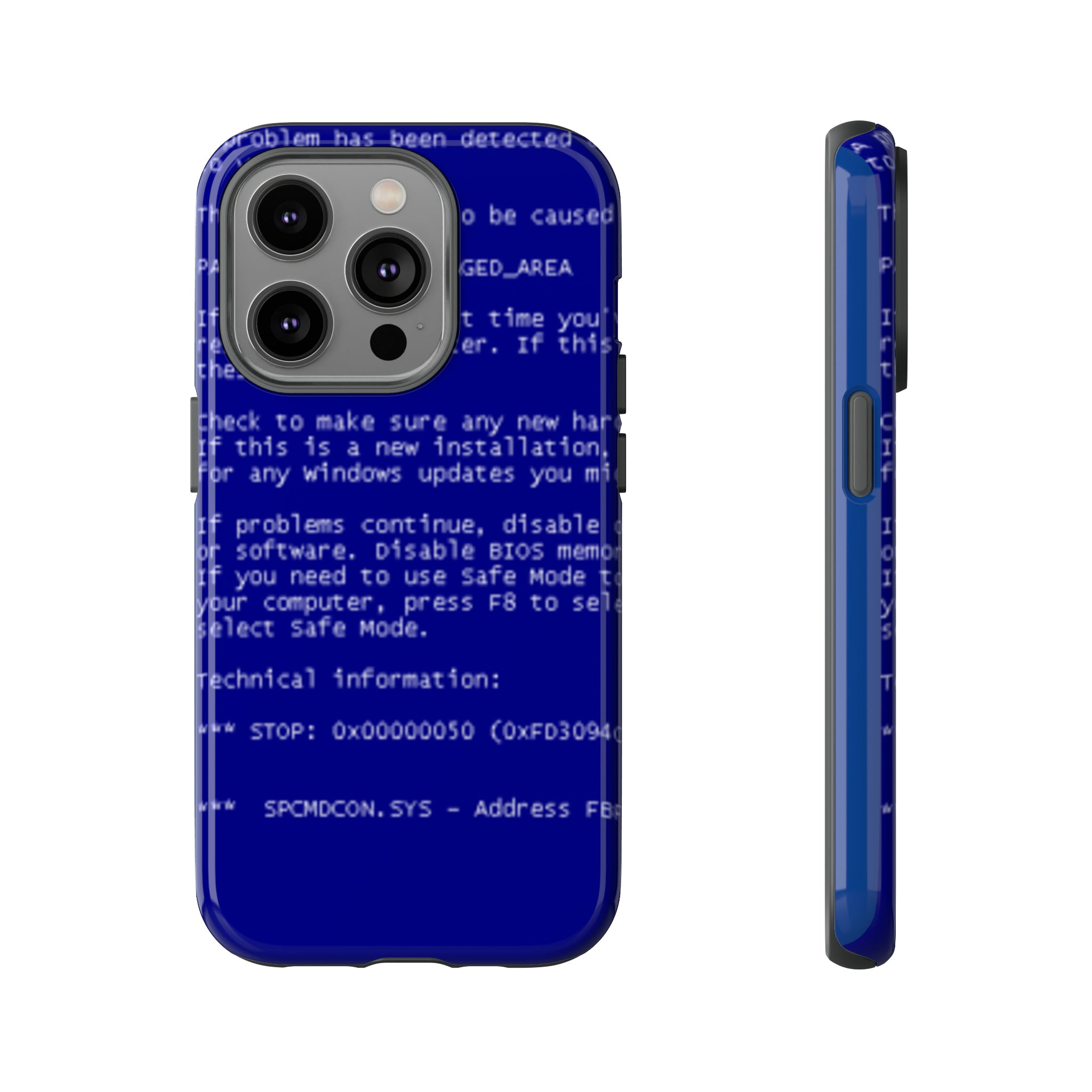 BSoD (Blue Screen of Death) Phone Case