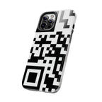 QR Print Tough Phone Case