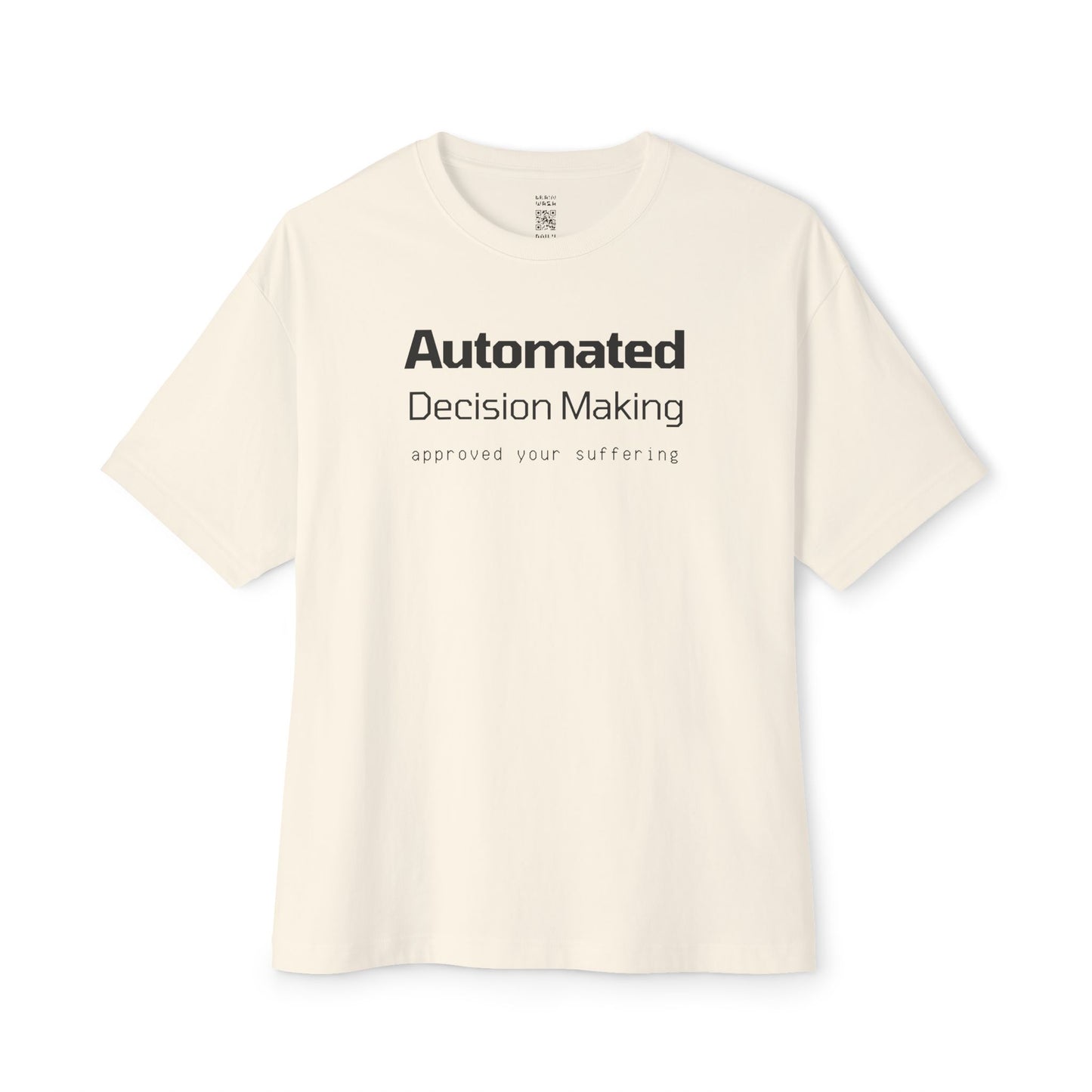 Automated Decision Making Oversized Tee