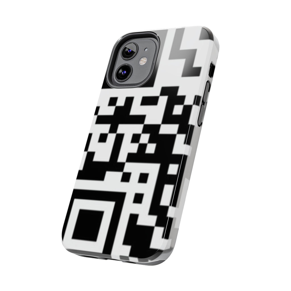QR Print Tough Phone Case