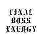 Final Boss Energy Sticker