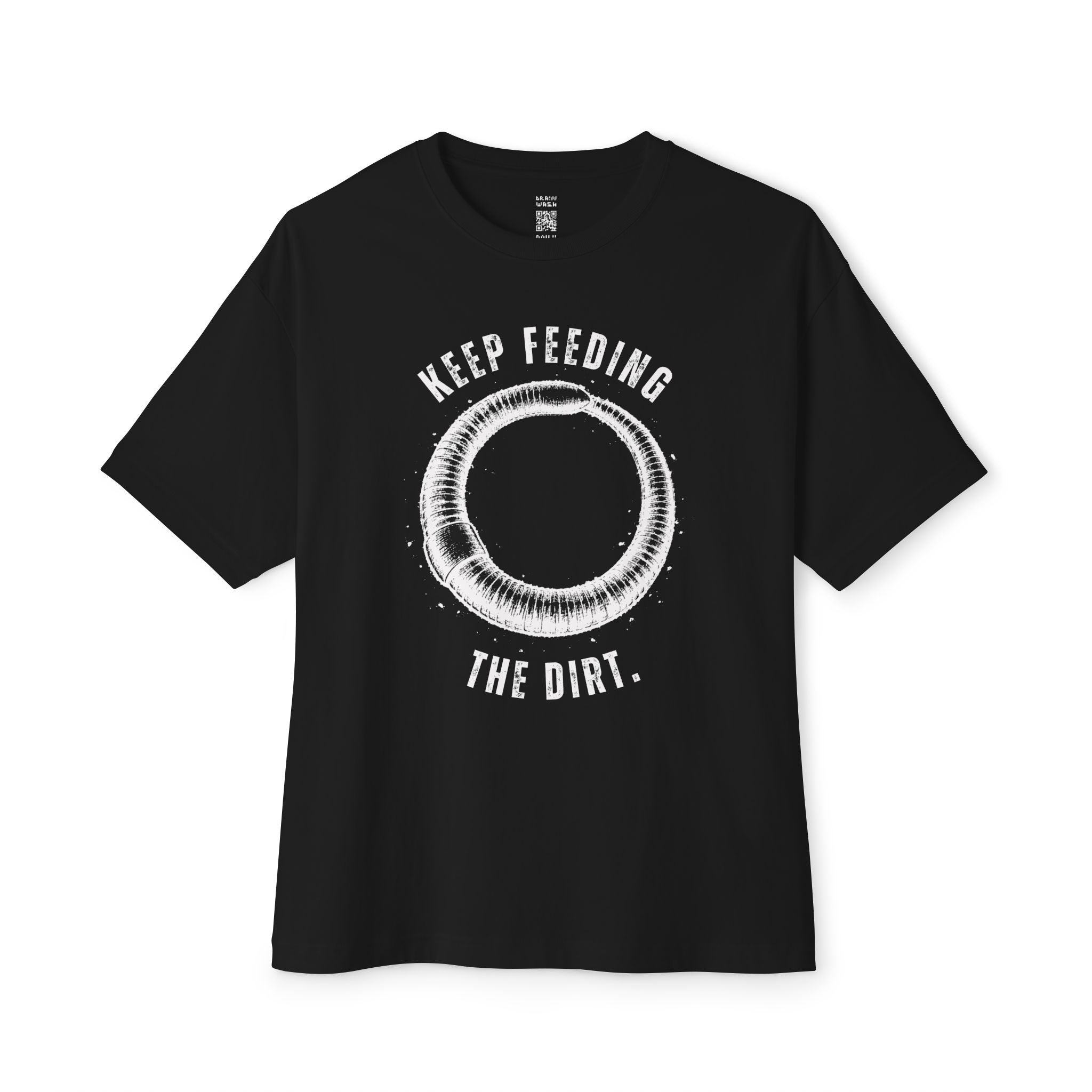 Keep Feeding The Dirt (Worm Ouroboros) Oversized Tee