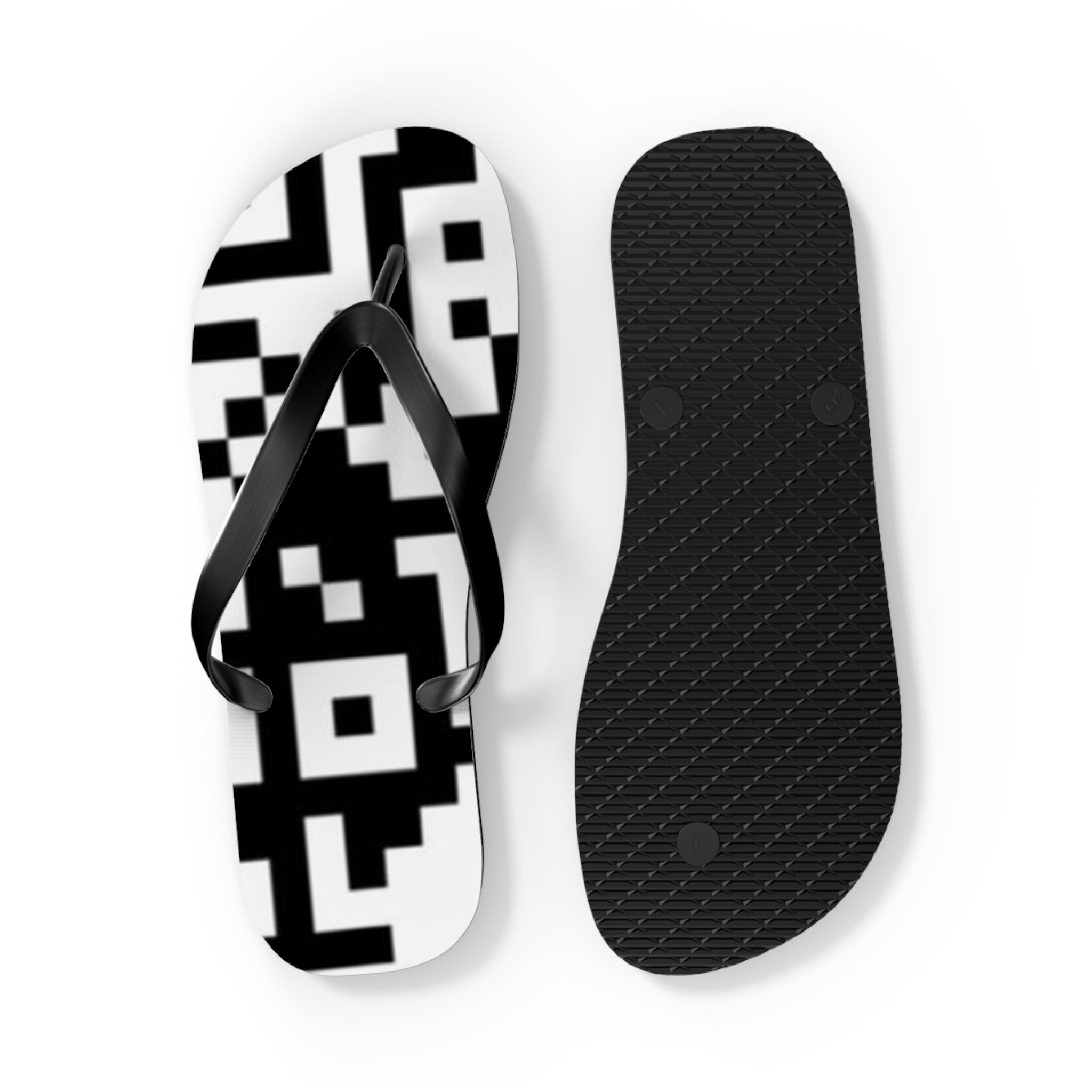 QR Print Flip Flops