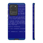 BSoD (Blue Screen of Death) Phone Case