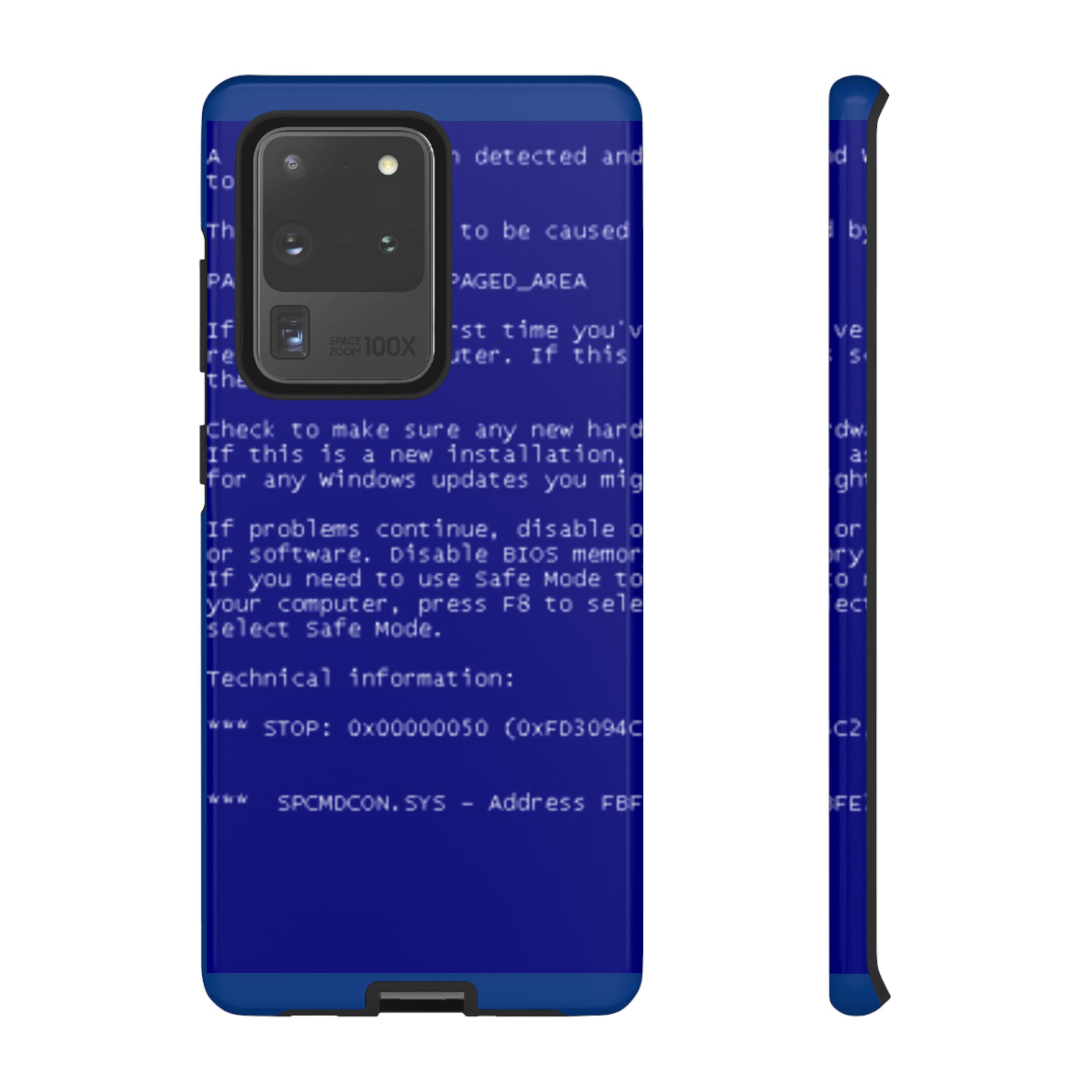 BSoD (Blue Screen of Death) Phone Case