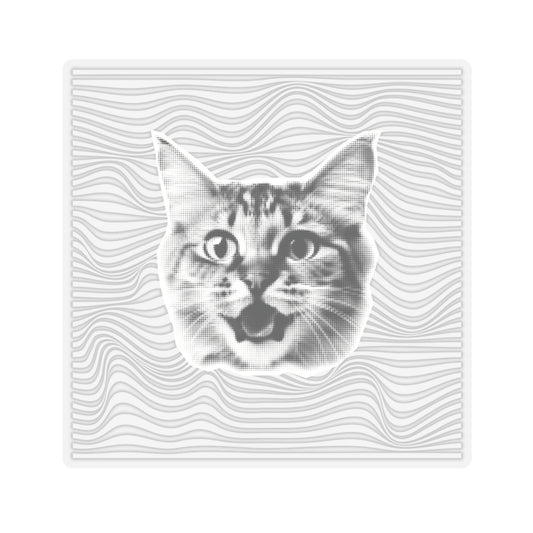 Trippy Cat Sticker