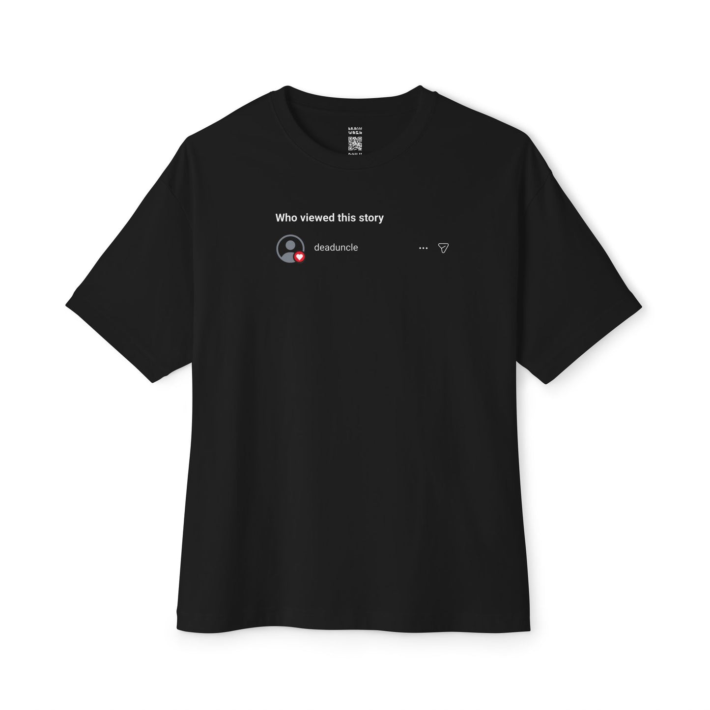 Who Viewed This Story Oversized Tee
