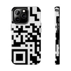 QR Print Tough Phone Case