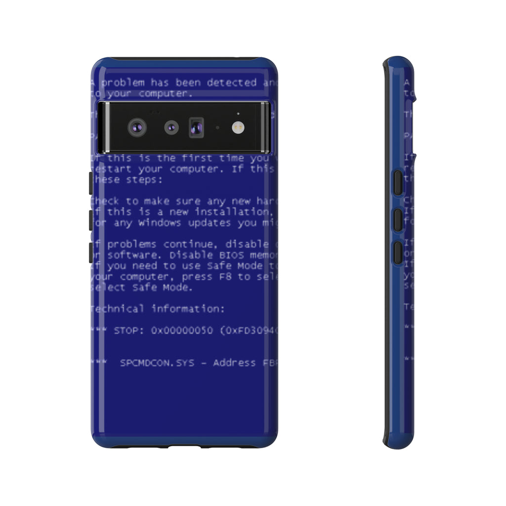 BSoD (Blue Screen of Death) Phone Case