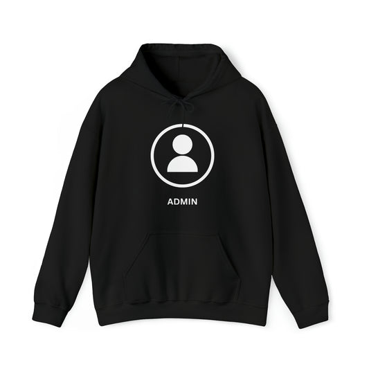 “Admin” Black Hoodie