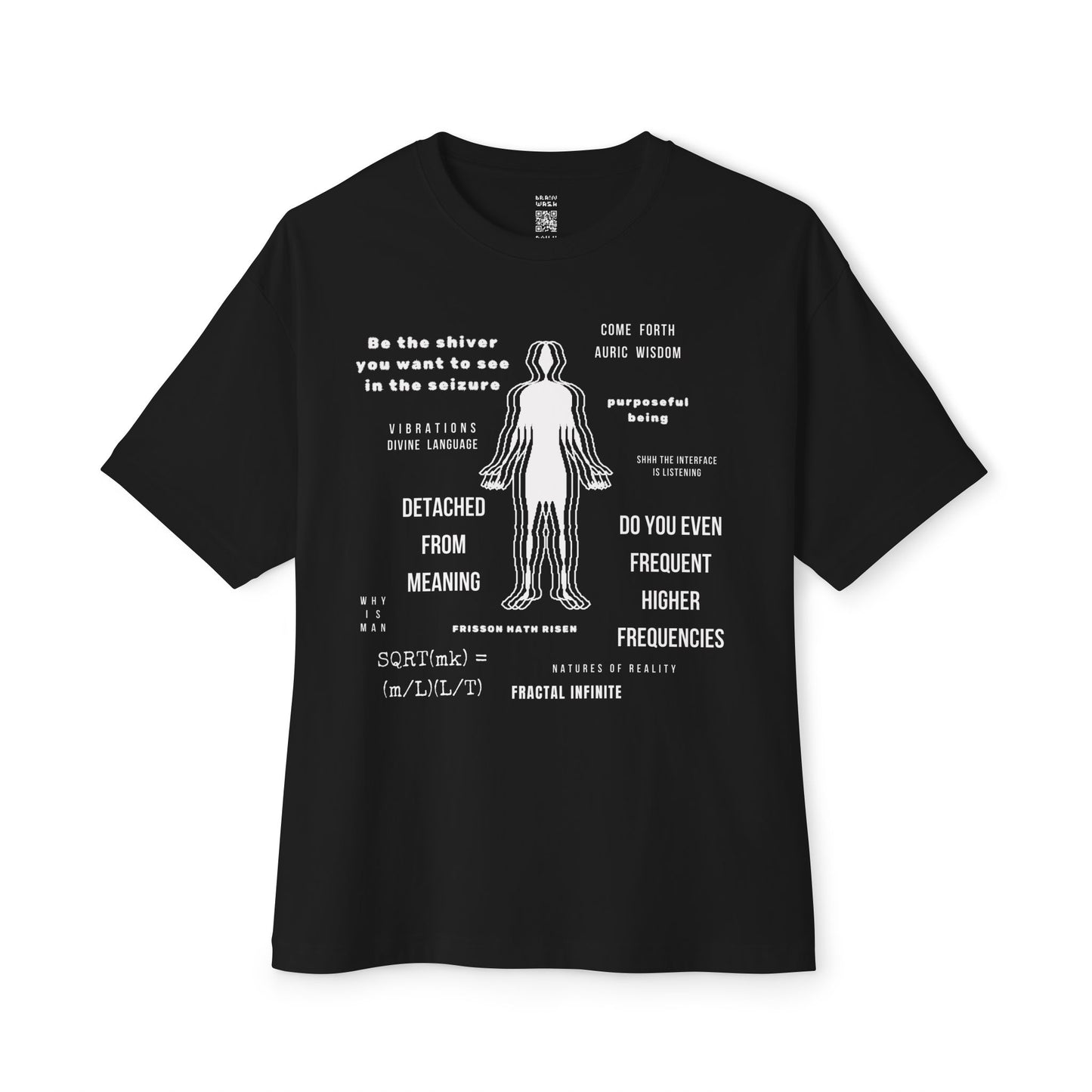 Contemplative Frequencies Oversized Tee