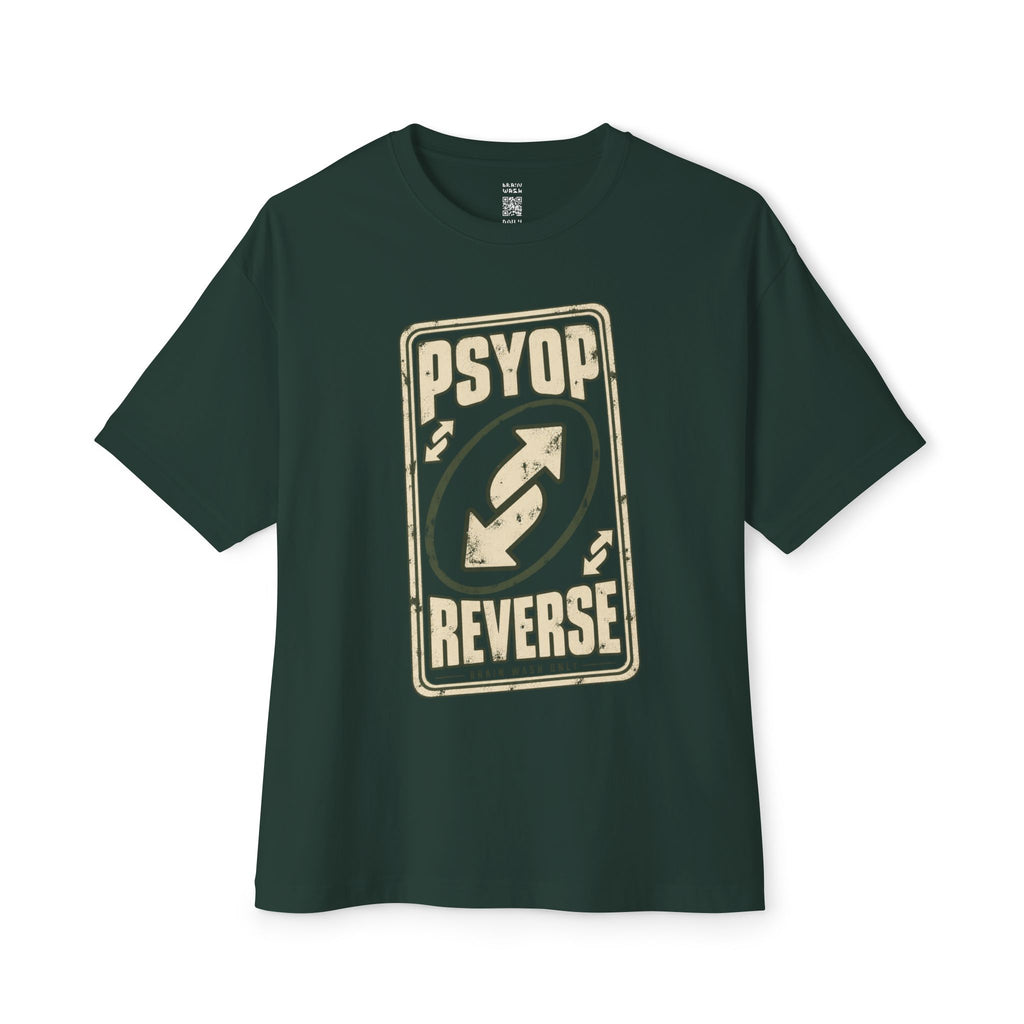 Psyop Reverse Oversized Tee