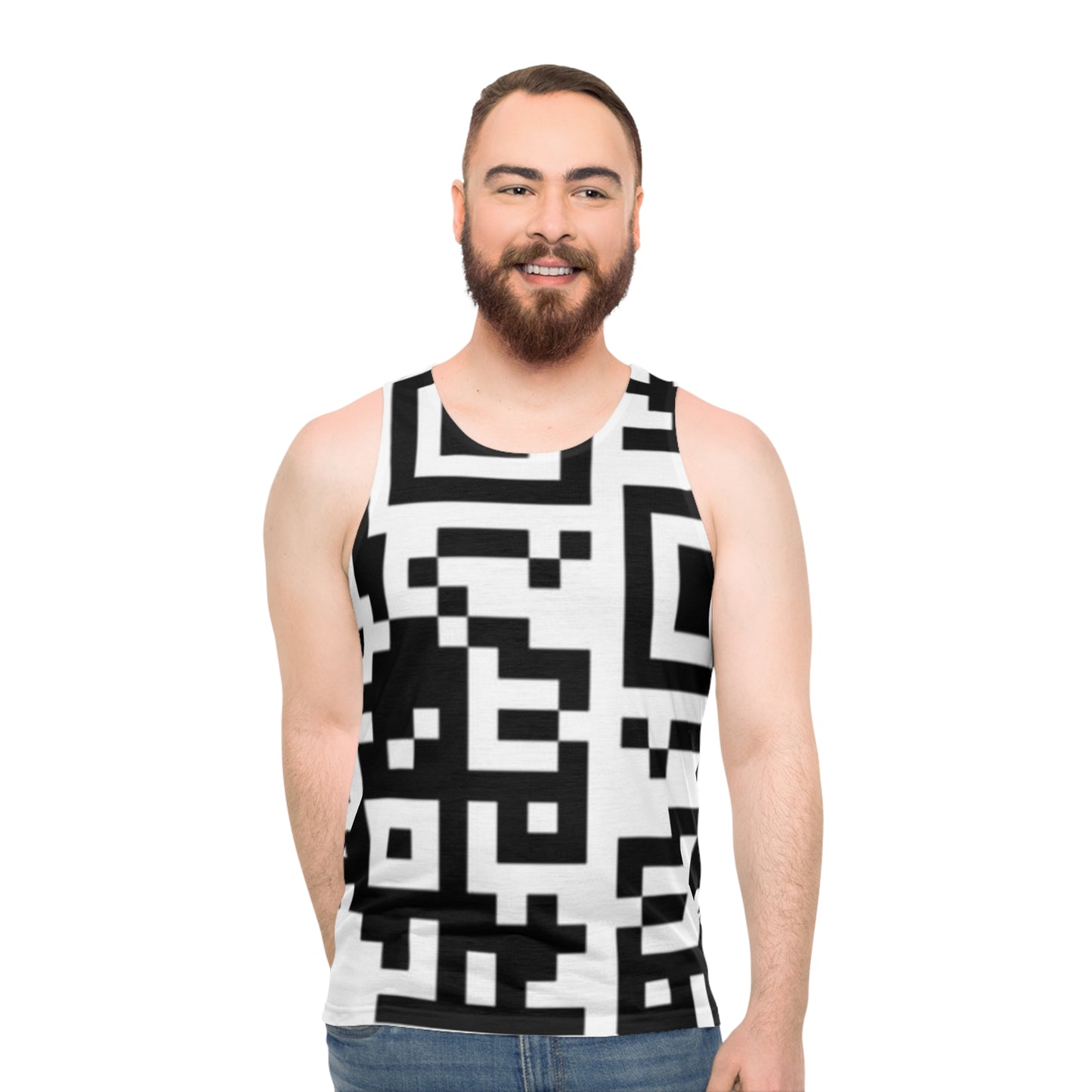 QR Print Tank Top