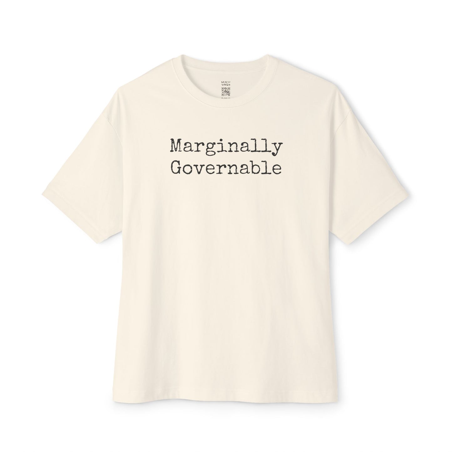 Marginally Governable Oversized Tee