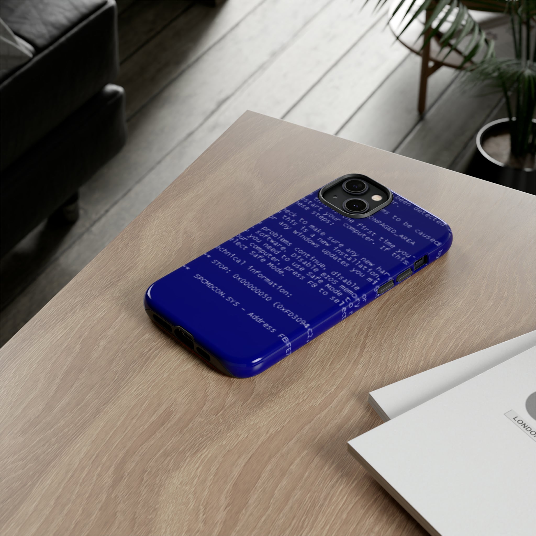 BSoD (Blue Screen of Death) Phone Case