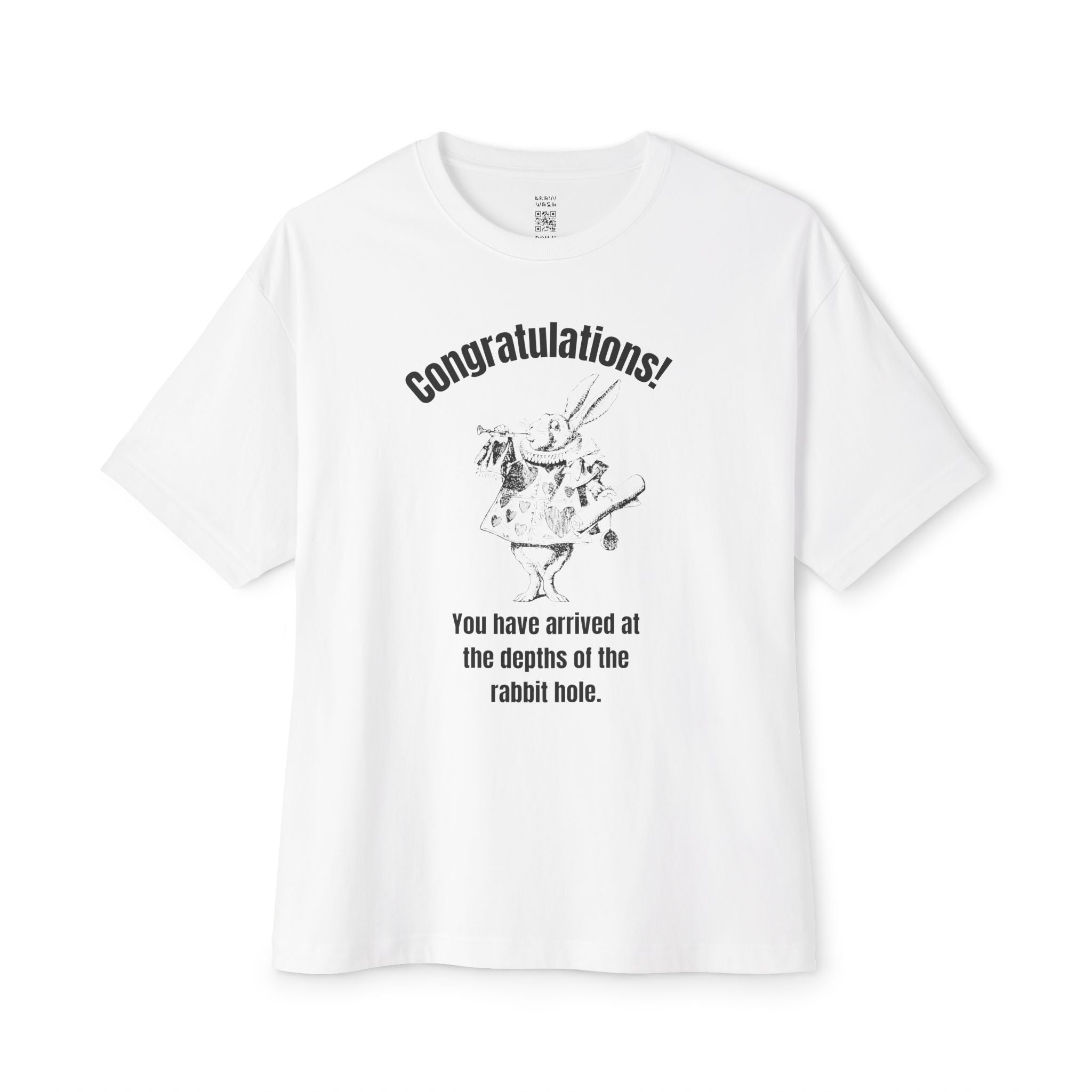 Depths Of The Rabbit Hole Oversized Tee