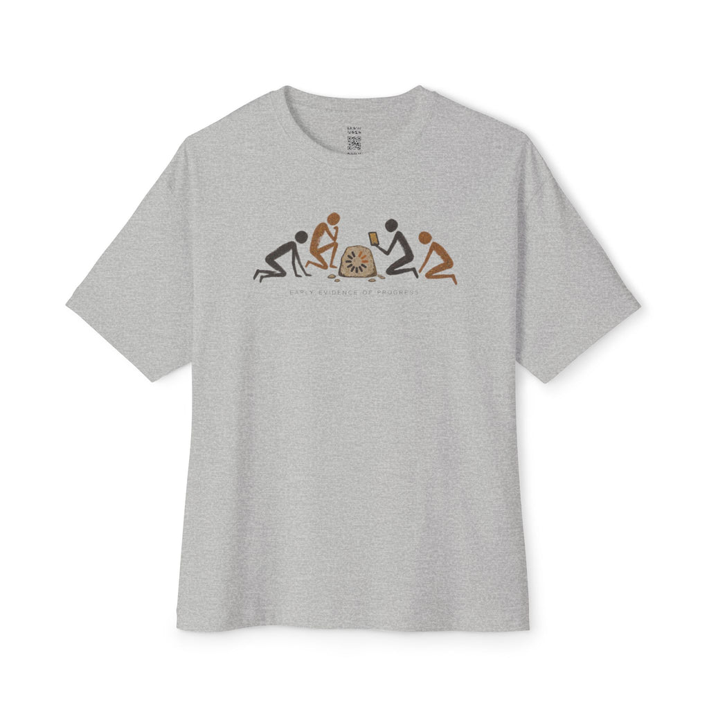 Early Evidence Of Progress Oversized Tee