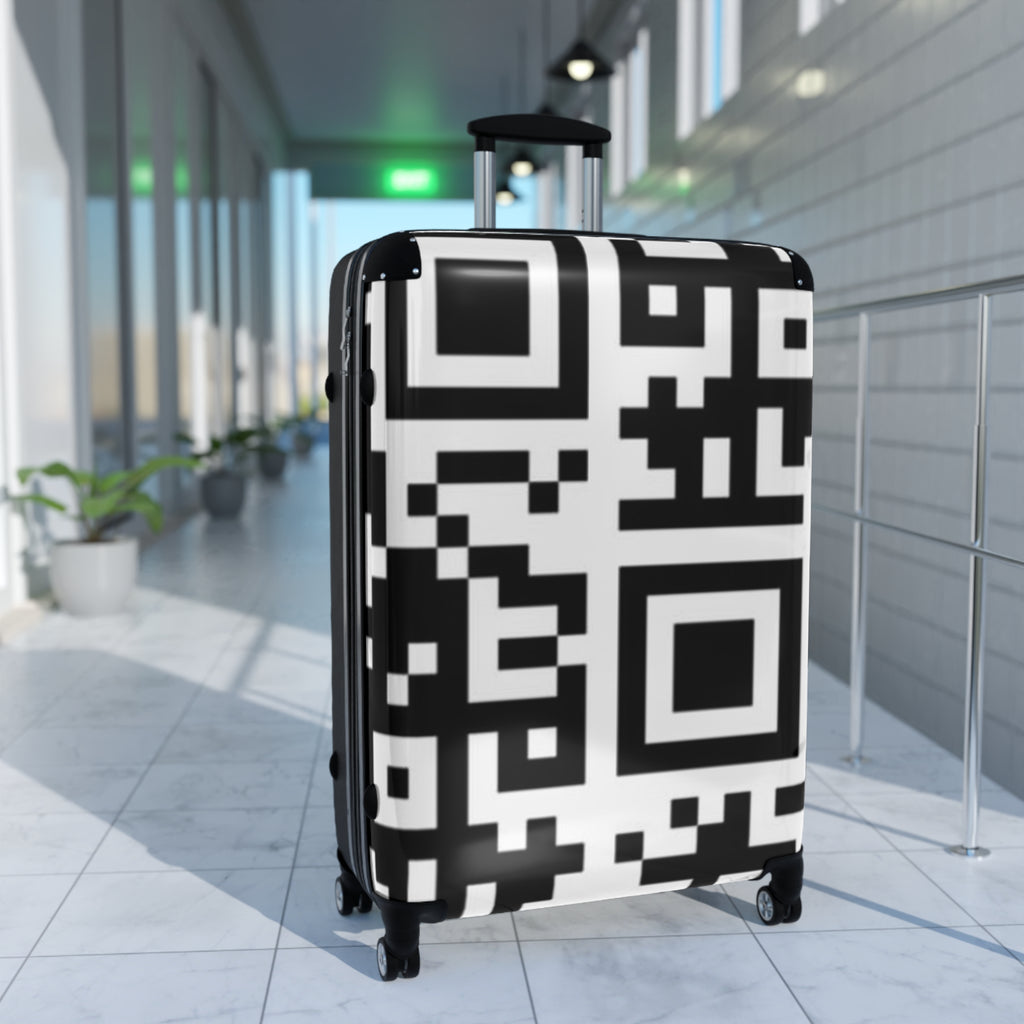 QR Print Suitcase