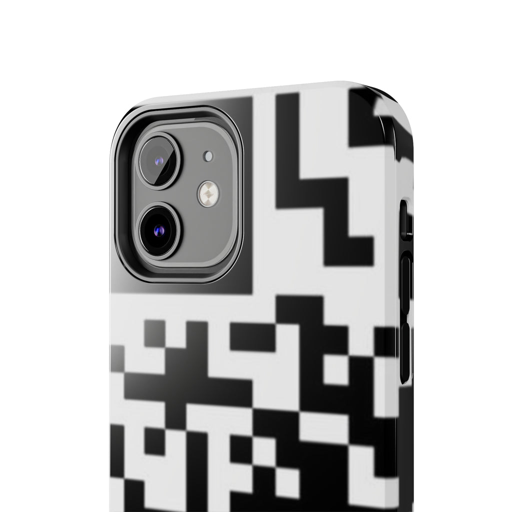 QR Print Tough Phone Case