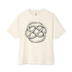 Ouroboros Earthworm Knot Oversized Tee
