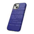 BSoD (Blue Screen of Death) Phone Case