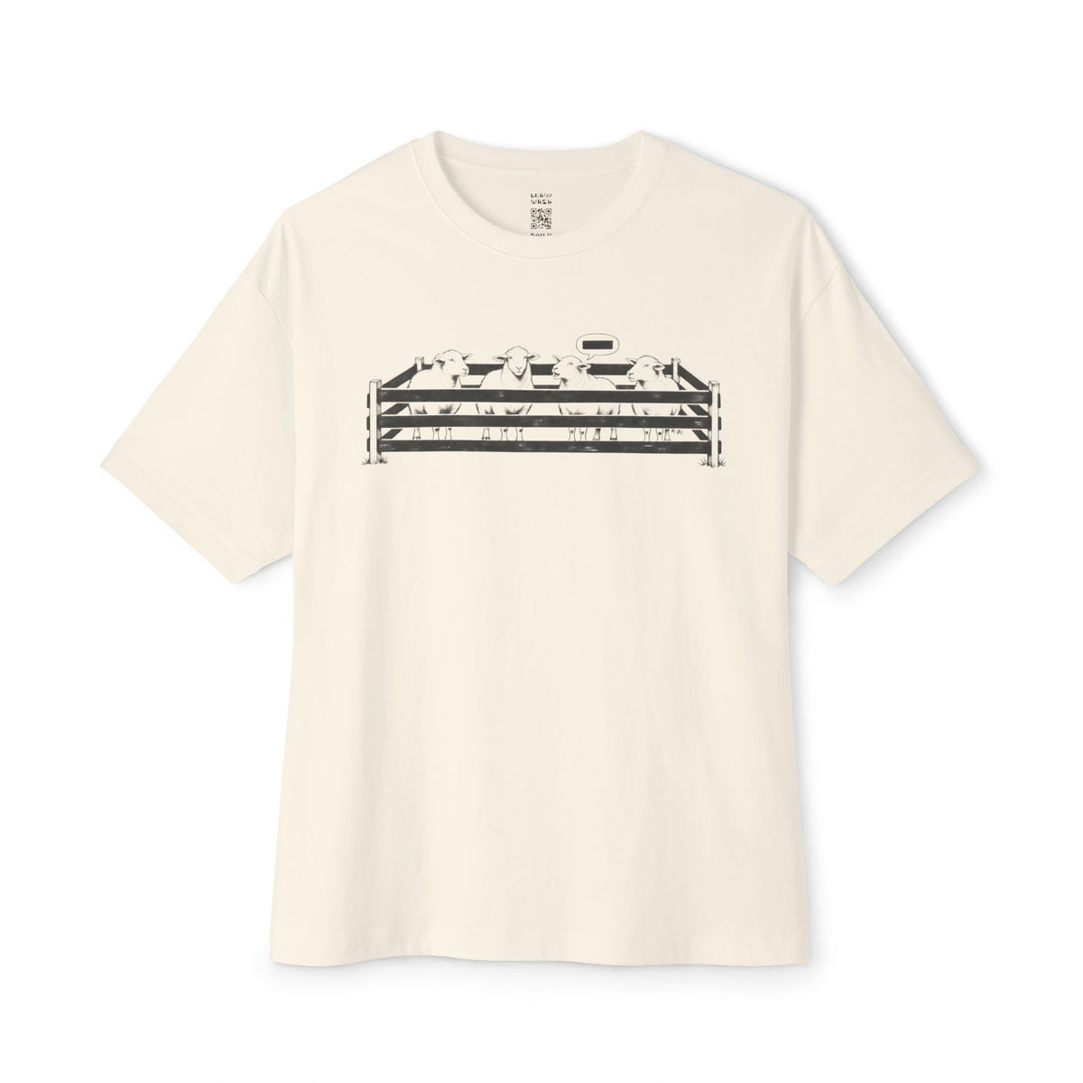 Censored Sheep Oversized Tee