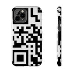 QR Print Tough Phone Case