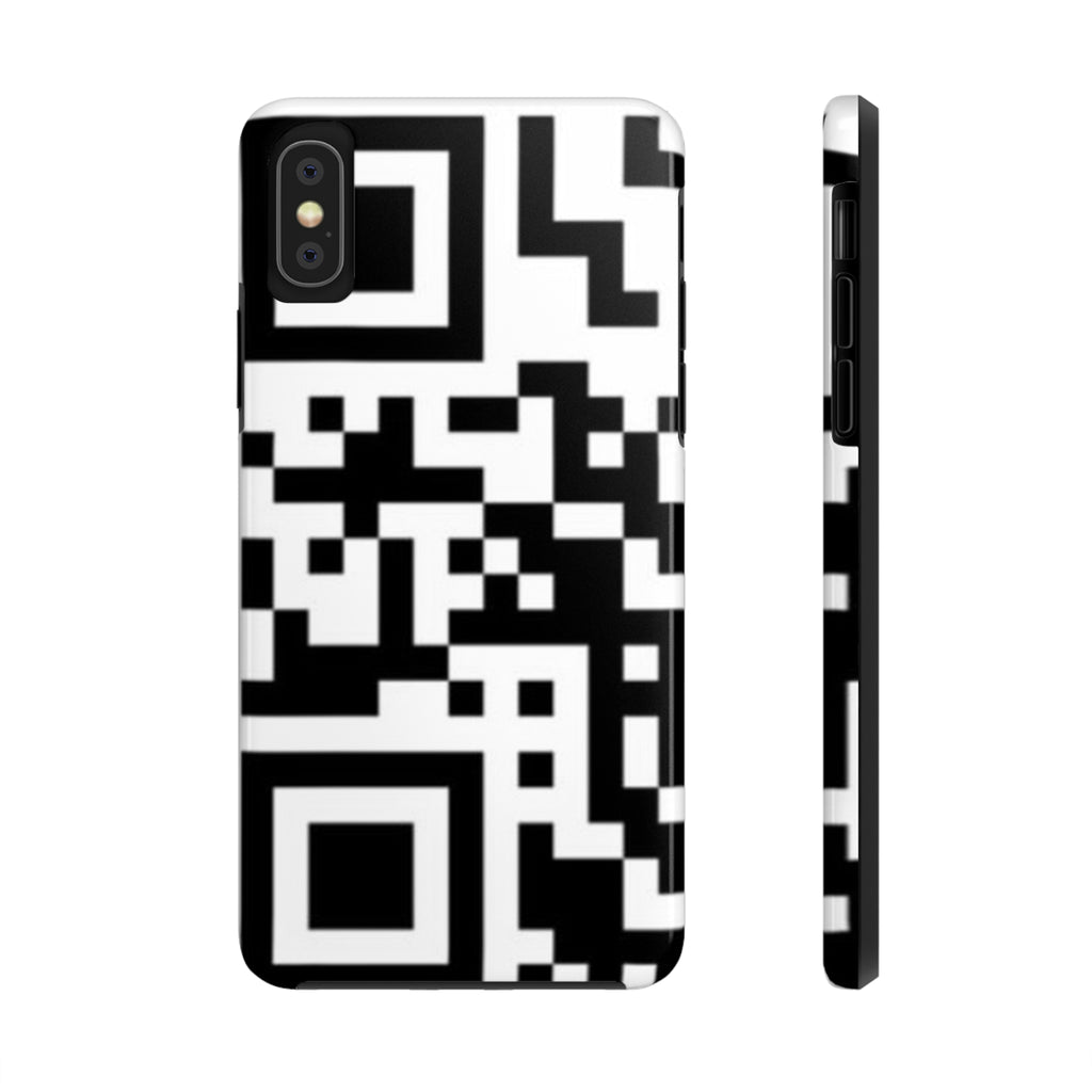 QR Print Tough Phone Case